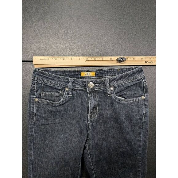 LEXI Dark Wash Stretch Jeans Straight Leg Women's/Juniors Size 3 - Picture 6 of 7